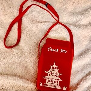 NWT Kitsch Novelty Pagoda Take Out Crossbody Bag